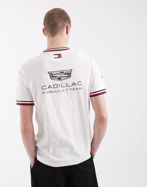 Camiseta blanca Replica de Tommy Hilfiger x Cadillac F1, 5 de 5