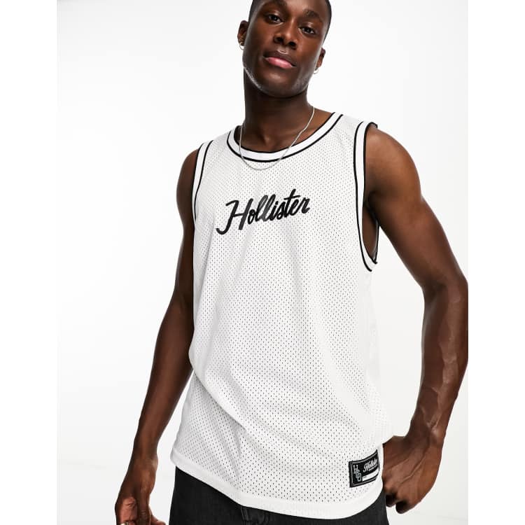 Camiseta best sale hollister blanca