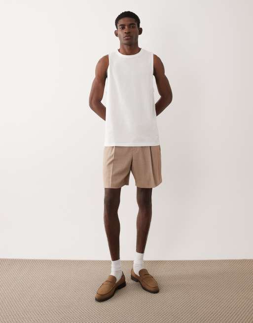 Camiseta blanca sin mangas de algodón SUPIMA® premium de ASOS DESIGN, 2 de 5