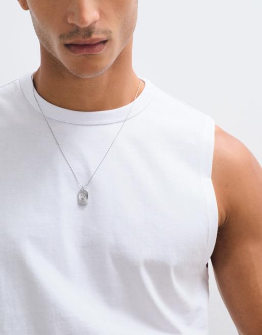 Camiseta blanca sin mangas de corte estándar BreatheMAX™ Lite de ASOS DESIGN , 2 de 5