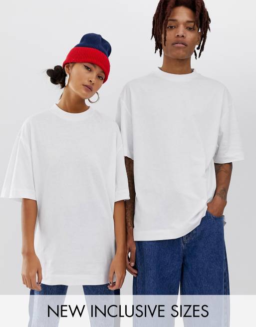 Camiseta blanca unisex COLLUSION | ASOS