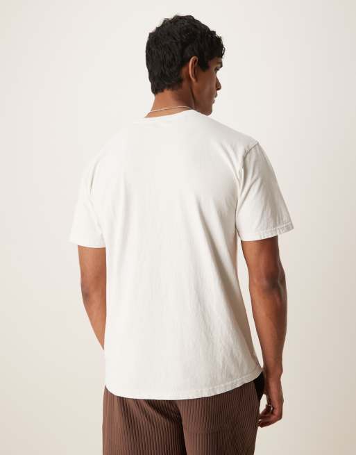 Camiseta blanca unisex extragrande con estampado de "Los Picapiedra" de ASOS DESIGN, 3 de 4