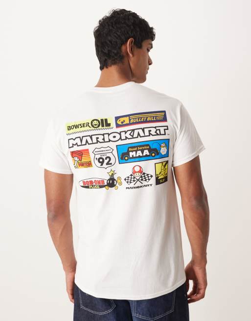 Super Mario Sudadera Vans Hombre Sin Capucha Camiseta Blanca