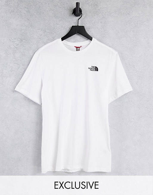 Mujer Tops | Camiseta blanca Vertical exclusiva en ASOS de The North Face - GK81529