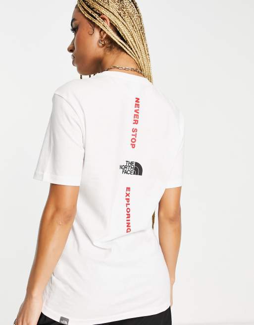 Camiseta blanca Vertical NSE exclusiva en ASOS de The North Face, 4 de 4