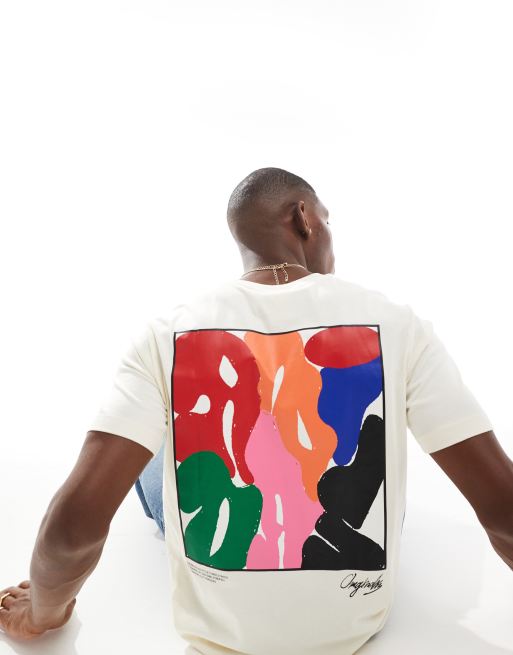 Camiseta blanco crema de adidas Originals
