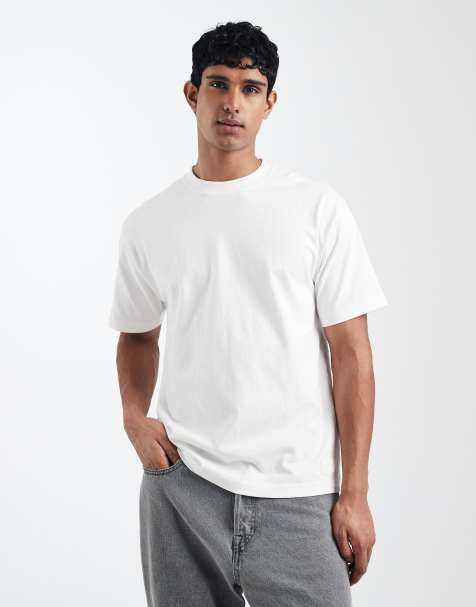 Camiseta blanco garza de corte suelto premium de Vans - view 1