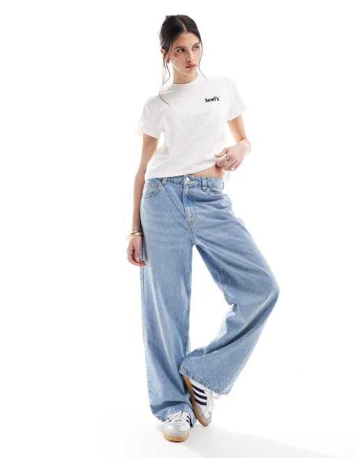 Camiseta blanco hueso clásica con estampado de logo y limones en la espalda de Levi's, 4 de 4