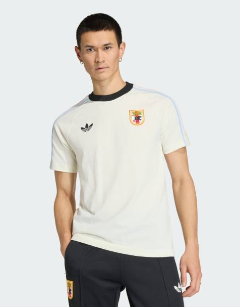 Camiseta blanco hueso con diseño de la selección de Japón Originals de adidas Performance - view 1