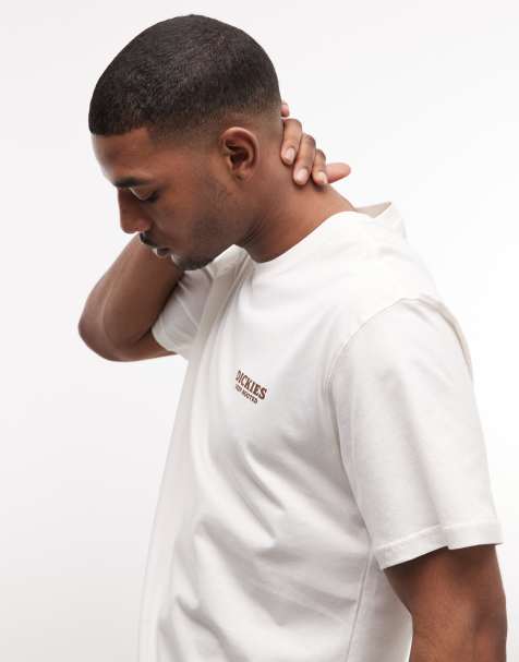 Camiseta blanco hueso con estampado de girasol en la espalda exclusiva en ASOS de Dickies - view 1