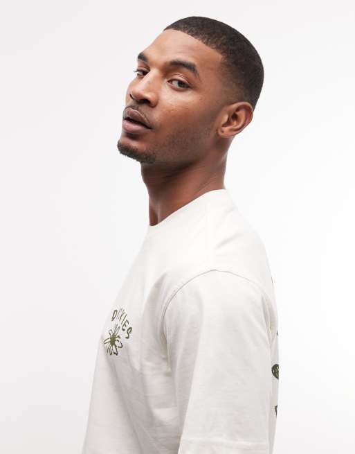 Camiseta blanco hueso con estampado en la espalda Cherry Fork exclusiva en ASOS de Dickies, 5 de 5