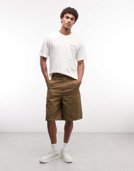 Camiseta blanco hueso con estampado trasero Oatfield exclusiva en ASOS de Dickies, 2 de 5