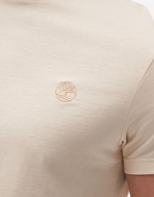 Camiseta blanco hueso con logo pequeño en el pecho Dunstan de Timberland, 5 de 5