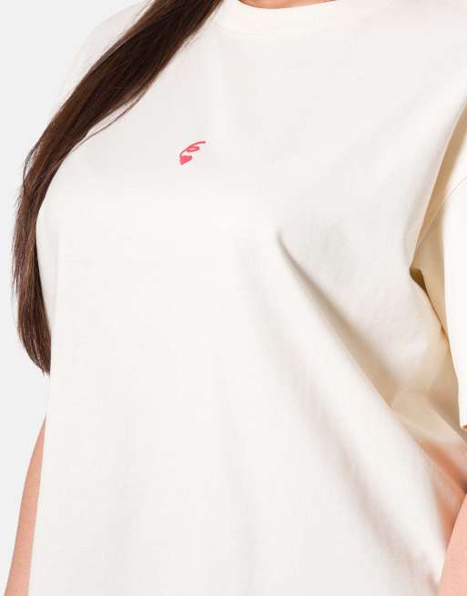 Camiseta blanco hueso de manga corta con estampado "Art" de Sixth June, 3 de 4