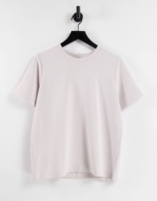 Camiseta blanco hueso de punto Vincent Karmen de In Wear (parte de un conjunto)