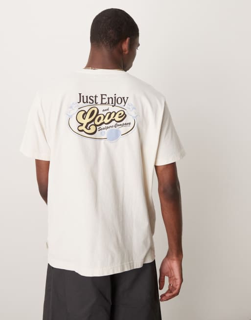 Camiseta blanco hueso Enjoy de Scalpers