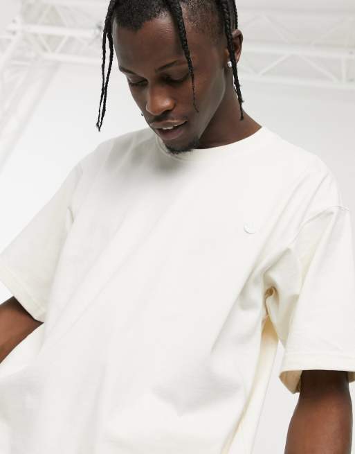 Camiseta blanco hueso premium unisex de adidas Originals (parte de un conjunto)