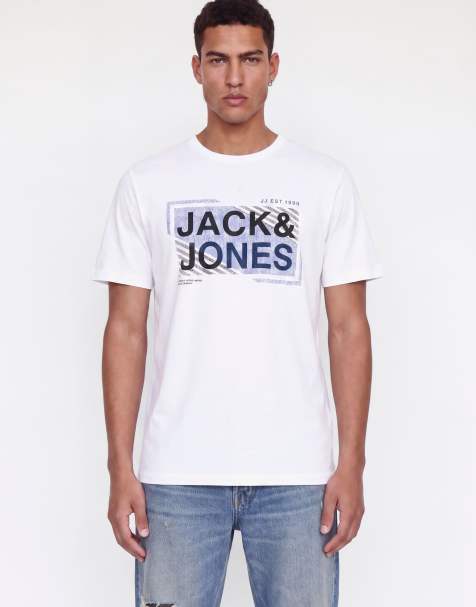 Camiseta blanco luminoso de Jack & Jones - view 1