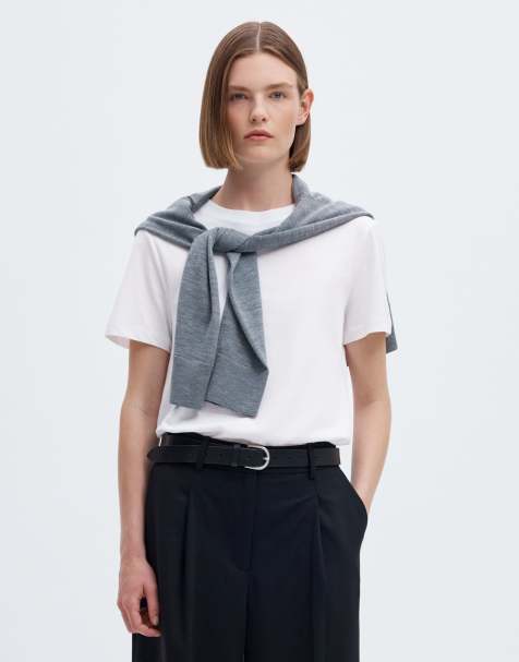 Camiseta blanco luminoso de Selected - view 1