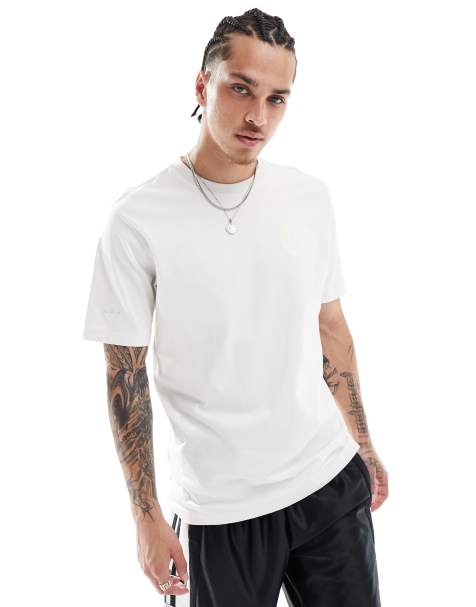 Camiseta blanco nube con diseño por el aniversario de Alemania de adidas Originals - view 1