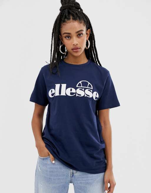 Camiseta boyfriend con logo en la parte delantera de Ellesse