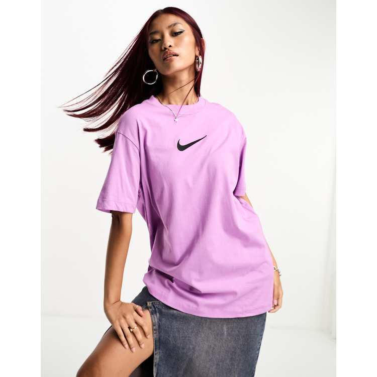 Camiseta Nike Swoosh JDI Niña Fucsia