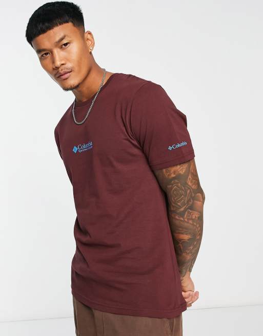 Camiseta burdeos básica con logo CSC exclusiva en ASOS de Columbia