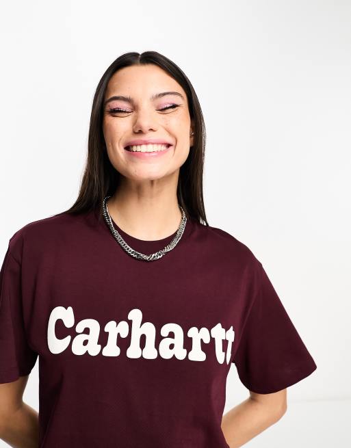 Camiseta burdeos Bubbles de Carhartt WIP