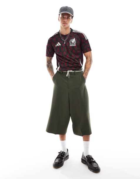 Camiseta burdeos con diseño de la primera equipación de México para la Copa América 24/25 de adidas Football - view 1
