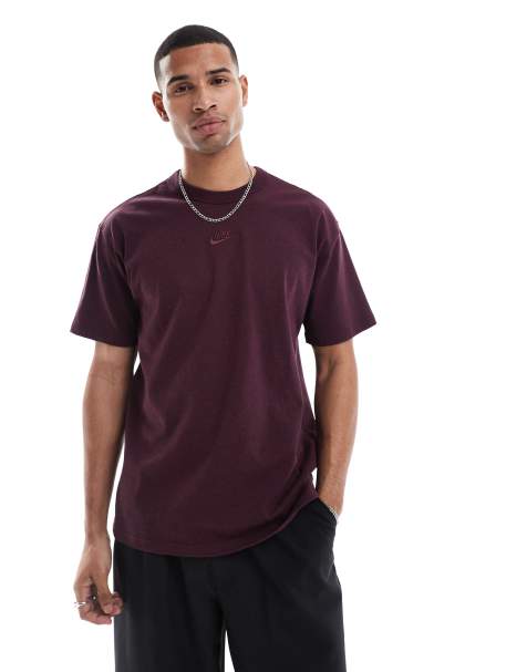 Camiseta burdeos de manga corta Premium Essentials de Nike - view 1