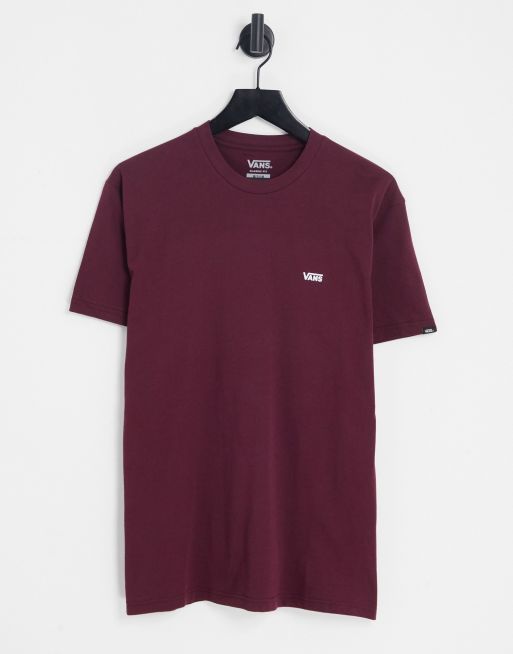 Camiseta burdeos Left Chest de Vans 
