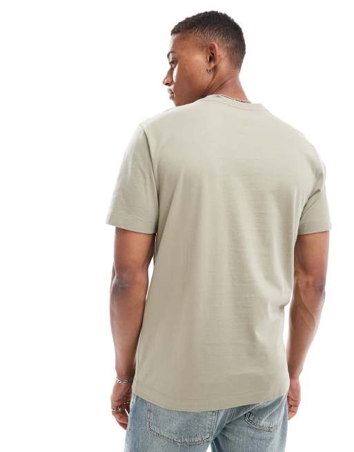 Camiseta caqui con logo de icono de Abercrombie & Fitch, 2 de 4