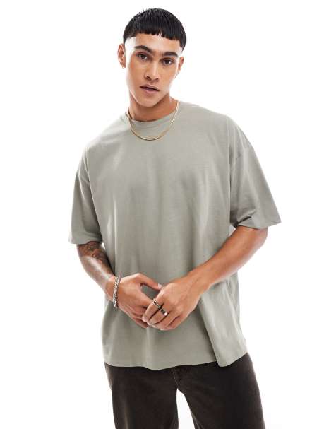 Camiseta caqui extragrande básica de ASOS DESIGN - view 1