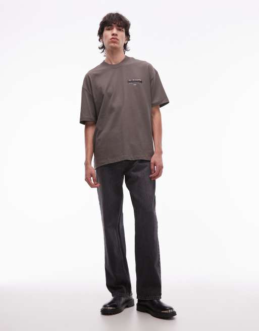 Camiseta caqui Redact de AllSaints, 2 de 5