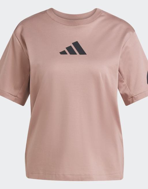 Camiseta color arcilla cálido adidas Z.N.E. de adidas Performance, 2 de 4