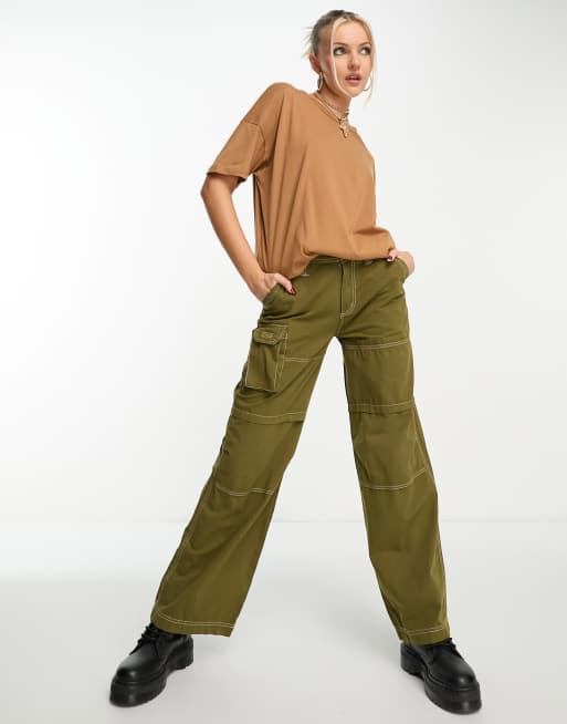 Camiseta color camel de Noisy May