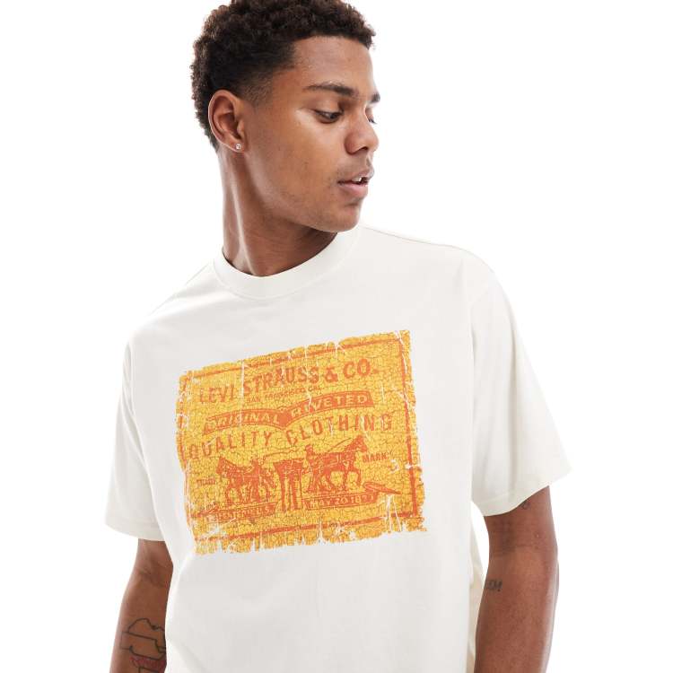 Camiseta levis letras colores online