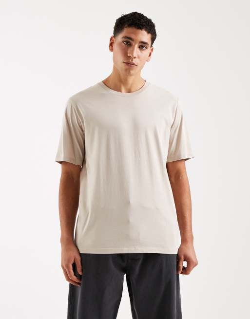 Camiseta color crema de corte estándar de Jack & Jones