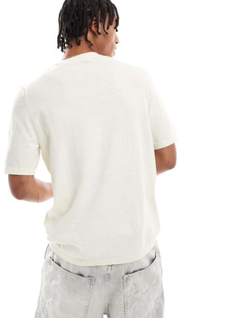 Camiseta color crema de punto de JJ Rebel , 4 de 4