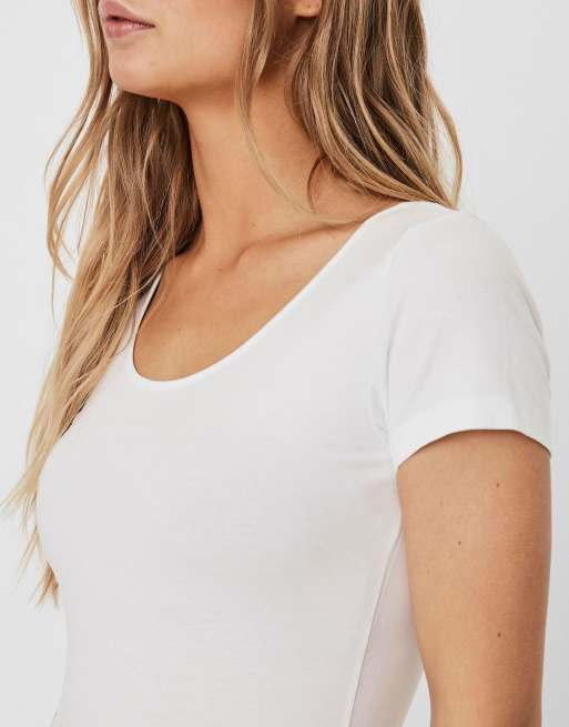 Camiseta color crema de Vero Moda, 4 de 7