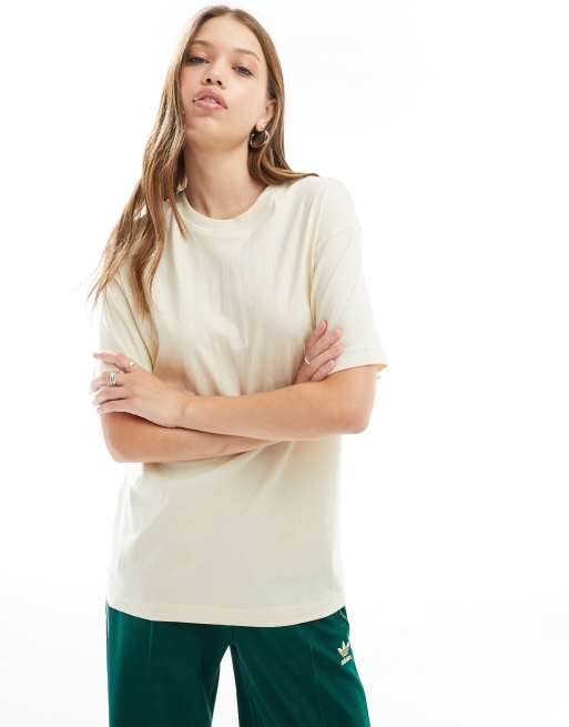 Camiseta color crudo de corte suelto de Cotton On