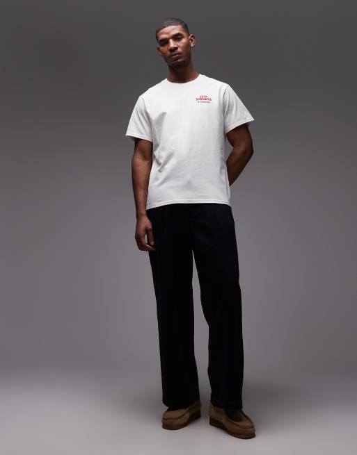 Camiseta color crudo holgada con gráfico trasero de estilo wéstern de Levi's, 2 de 5