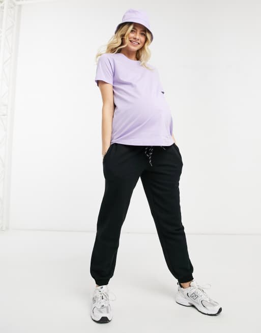 Camiseta color lavanda con cuello redondo de algodón orgánico Ultimate de ASOS DESIGN Curve, 4 de 4