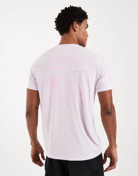 Camiseta color lavanda helado para correr Adi365 de adidas Performance - view 1