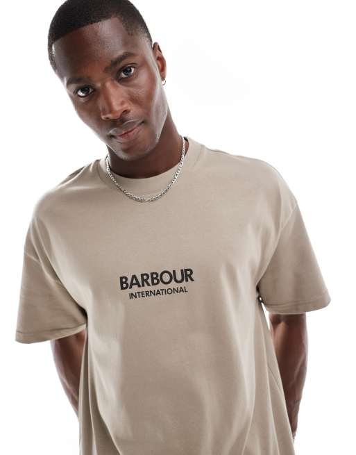 Camiseta color madera pálido Formula de Barbour International