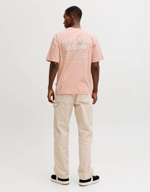 Camiseta color melocotón de Jack & Jones, 2 de 7