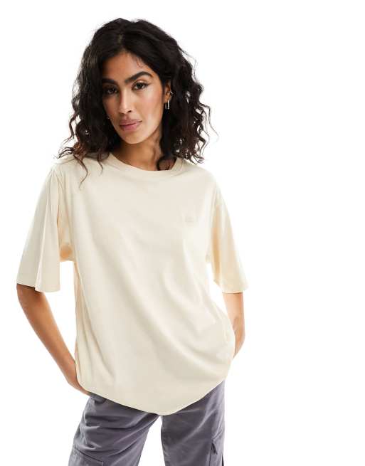 Camiseta color piedra extragrande de BOSS
