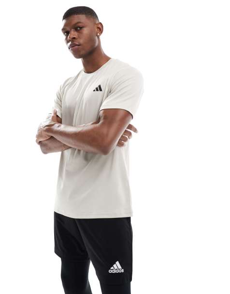 Camiseta color piedra Training Essentials de adidas - view 1