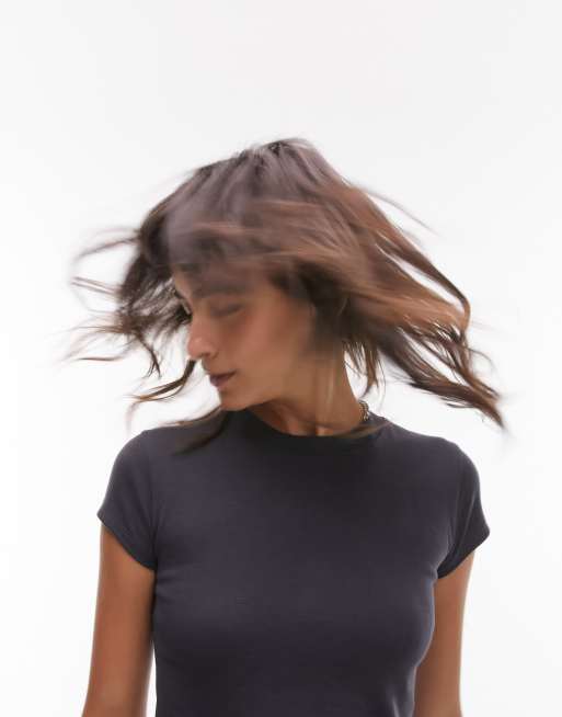 Camiseta color pizarra Everyday de Topshop , 2 de 4
