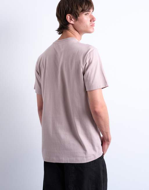 Camiseta color visón de corte clásico de Topman, 5 de 5